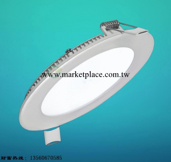 廠傢直銷LED超薄麵板燈 LED嵌入式圓形筒燈3W6W12W15W18W批發・進口・工廠・代買・代購