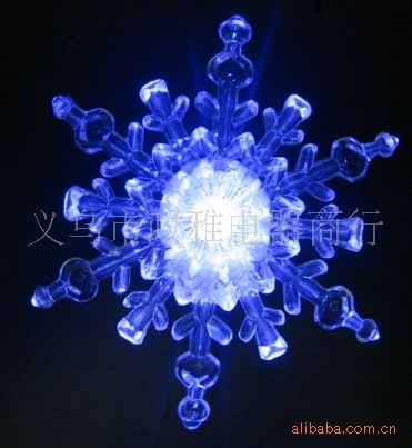 【聖誕雪花禮品】 舊小雪花聖誕燈，亞克力聖誕燈，吸盤聖誕燈工廠,批發,進口,代購