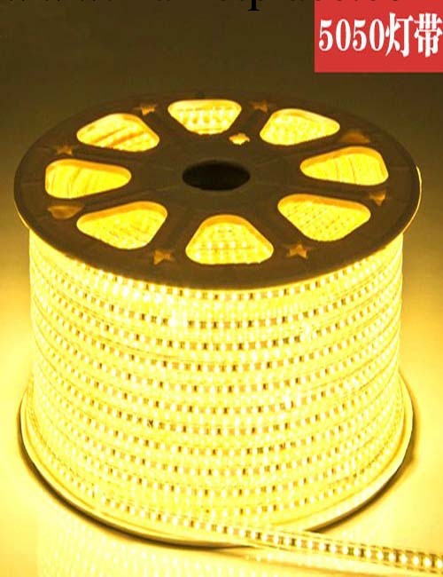 LED燈帶 超高亮5050貼片60珠 高壓防水軟燈條 超值優惠工廠,批發,進口,代購