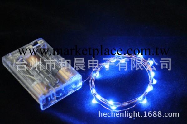 LED電池盒燈串2米20燈小型裝飾燈串節日燈串led銅線外露燈串多色批發・進口・工廠・代買・代購