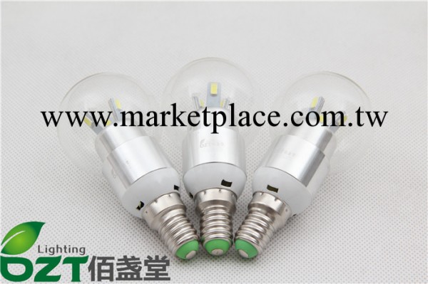 LED圓泡球泡燈鋁件三叉 E27 E14 白光/暖光工廠,批發,進口,代購