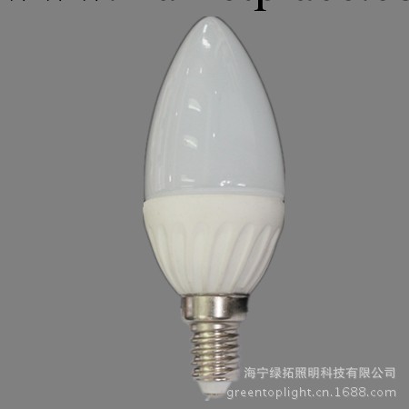 LED蠟燭燈  3W陶瓷蠟燭燈 3W尖泡 E14蠟燭燈工廠,批發,進口,代購