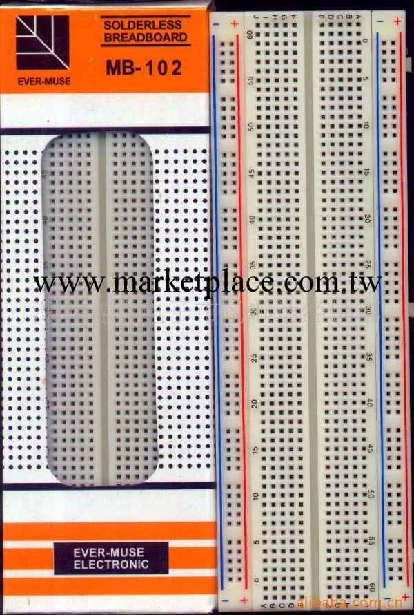 供應麵包板 MB-102 實驗板 零售 批發工廠,批發,進口,代購