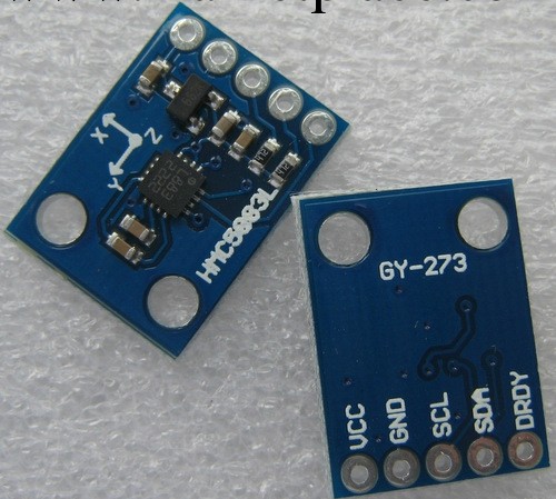 GY-273 HMC5883L模塊 電子指南針羅盤模塊 三軸磁場傳感器工廠,批發,進口,代購