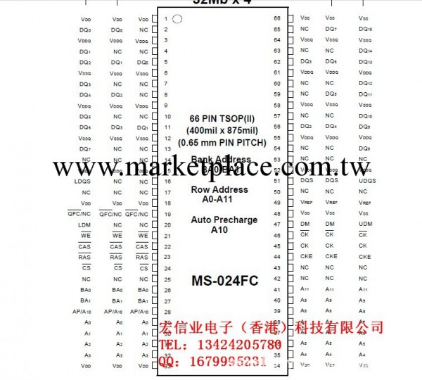 供應HY5DU281622FTP-J電子進口原裝IC工廠,批發,進口,代購