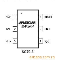 供應MAX2640 MAX2640EUT 放大器工廠,批發,進口,代購