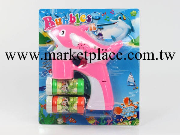 熱銷款 全自動海豚音樂泡泡槍 紅藍兩色 吹泡泡 2-8歲玩具工廠,批發,進口,代購