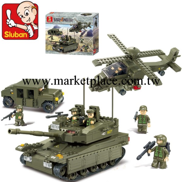 混批正版玩具小魯班益智拼裝積木陸軍部隊Ⅱ-兩棲突擊 M38-B0309工廠,批發,進口,代購