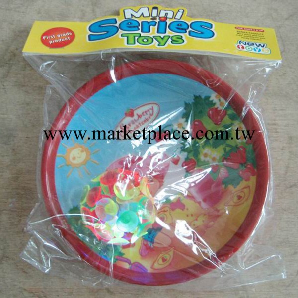 供應SM134321圓形草莓女孩吸盤球帶燈光  兒童玩具  卡通吸盤球工廠,批發,進口,代購