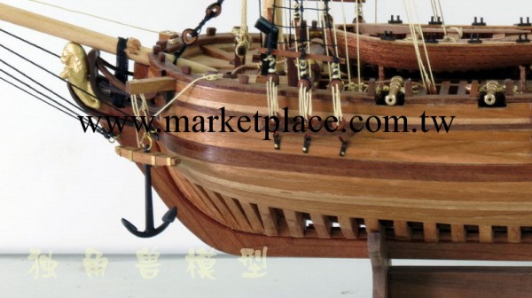 唐夏模型 立體建築模型 航海木質帆船模型拼裝套材 哈利法克斯號工廠,批發,進口,代購