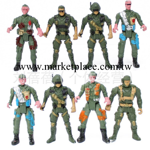 9cm5關節可動兵人特種部隊 塑料士兵訓練玩具男孩子軍事模型批發工廠,批發,進口,代購