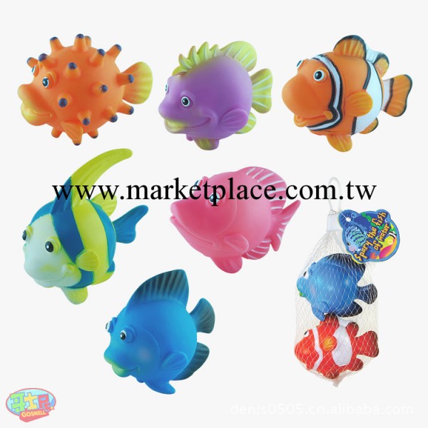 哥士尼玩具魚可愛卡通小魚玩具軟膠魚模型海洋動物折扣工廠,批發,進口,代購