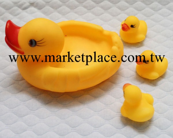 黃色寶寶淋浴一大三小戲水鴨 搪膠黃鴨全傢組合網鴨4隻全網最底價工廠,批發,進口,代購