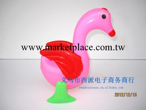 沖氣PVC小鵝 兒童充氣玩具批發 塑膠制品 玩具小鵝工廠,批發,進口,代購