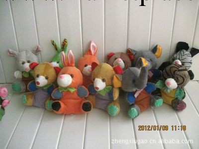 彩鳳毛絨玩具 庫存娃娃 熊狗兔大象老鼠 抓機娃娃 18厘米工廠,批發,進口,代購
