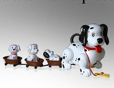 電動玩具  玩具熱銷款 支持混批 電動行走帶可愛小狗仔斑點狗6801批發・進口・工廠・代買・代購