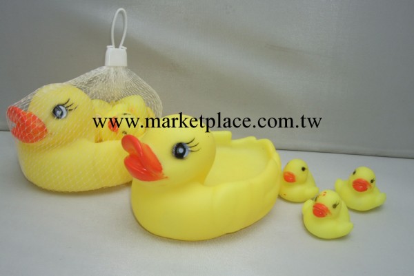 網鴨子 網鴨 遊水鴨子 洗澡玩具 一大鴨子帶3小鴨子批發・進口・工廠・代買・代購