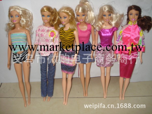 批發 重身膝蓋暗關節體Barbie 美泰Mattel正版頭型芭比娃娃工廠,批發,進口,代購