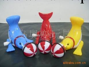 批發供應 發條玩具 頂球海豚/上鏈頂球海豚 24.5工廠,批發,進口,代購