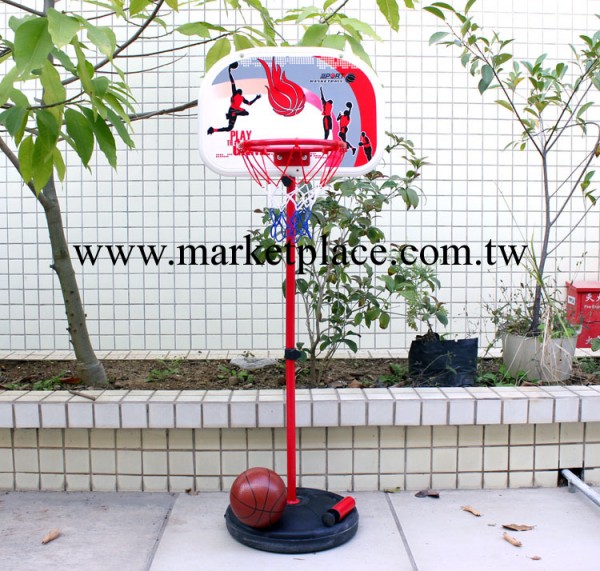 兒童玩具健身籃球架 盛輝281H立式鐵框可伸縮籃球架  投籃有聲光工廠,批發,進口,代購