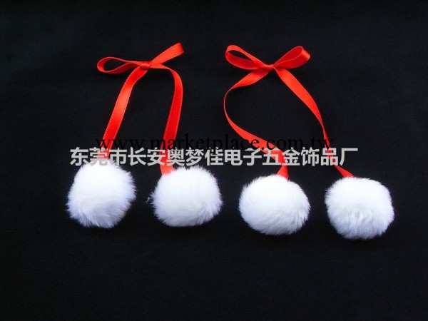 本廠供應3cm白色滌綸毛毛球 聖誕賵用毛毛球 假毛毛球工廠,批發,進口,代購