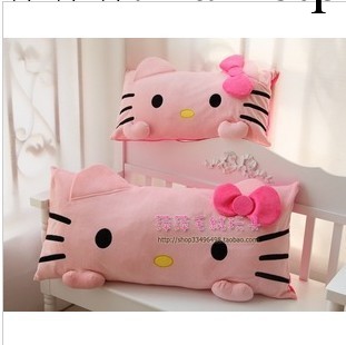 創意 粉色凱蒂貓抱枕靠墊毛絨玩具雙人枕單人枕頭可拆洗工廠,批發,進口,代購