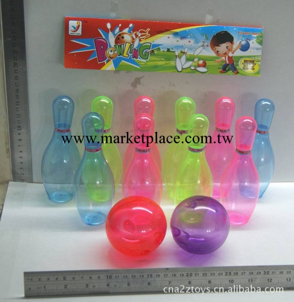 彩色透明玩具保齡球   兒童運動玩具  A23006643工廠,批發,進口,代購