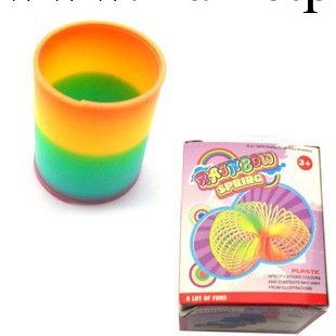 經典玩具千變萬化彩虹圈 彈簧圈 塑料彈簧圈 兒童創意 益智玩具工廠,批發,進口,代購