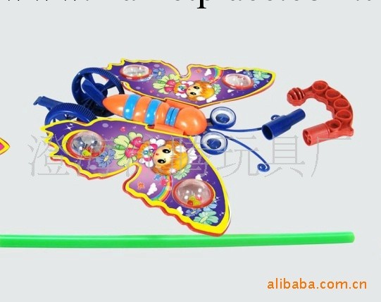 汕頭塑膠玩具廠傢直銷305手推玩具蝴蝶 嬰兒玩具工廠,批發,進口,代購