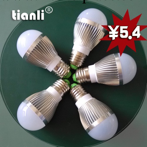 LED球泡燈3W5W7W9W12W15W18W E27螺口LED燈泡節能燈泡3-18瓦包郵工廠,批發,進口,代購