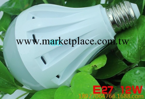 批發供應12WLED塑料球泡燈，超亮，超耐用批發・進口・工廠・代買・代購