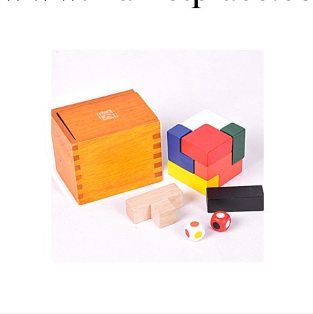 古典益智木制玩具孔明鎖 魯班鎖 百變積木 潘多拉魔盒 挑戰IQ工廠,批發,進口,代購