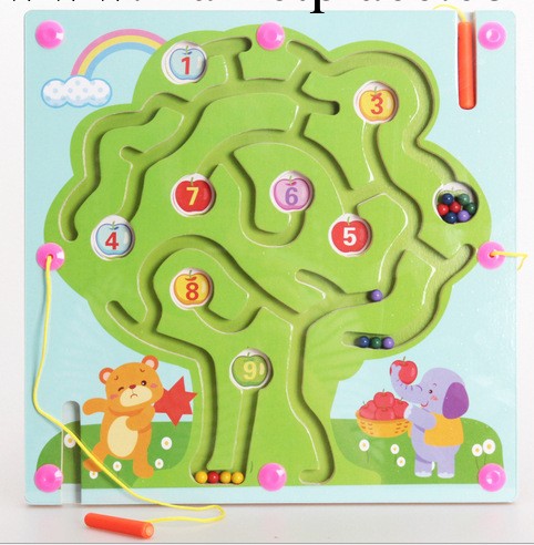 巧之木 兒童大樹磁性迷宮運筆走珠益智類桌麵玩具開發智力批發・進口・工廠・代買・代購