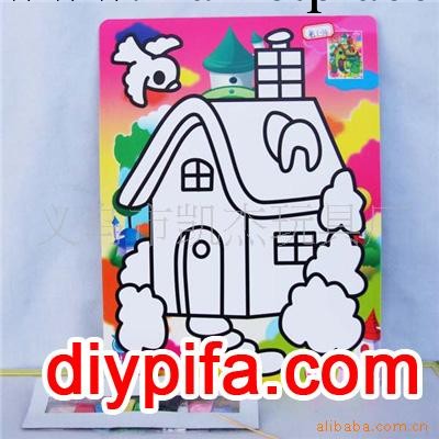 特大號優質16K彩色沙畫套裝 DIY兒童沙畫批發 DIY015368工廠,批發,進口,代購