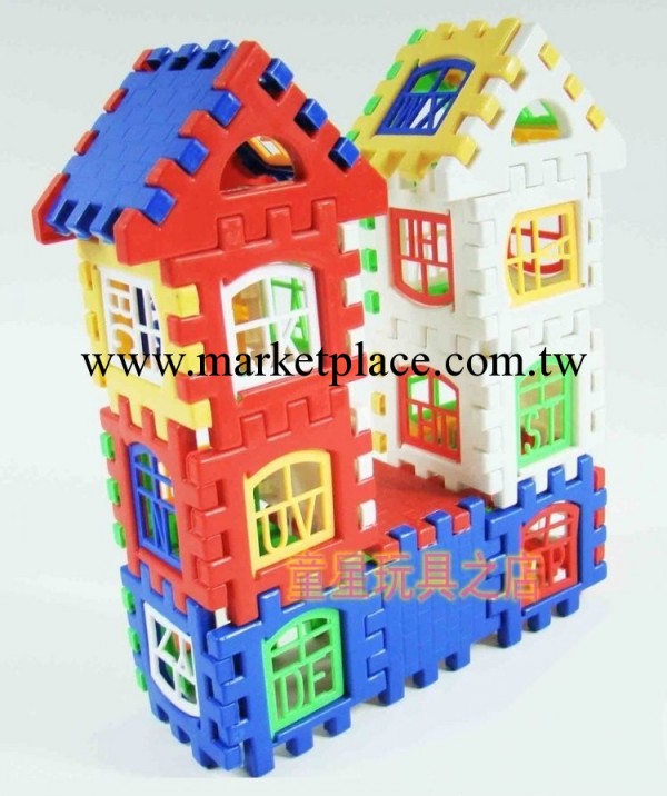 拼裝房子 塑料拼插積木嬰幼兒童益智玩具3歲以上工廠,批發,進口,代購