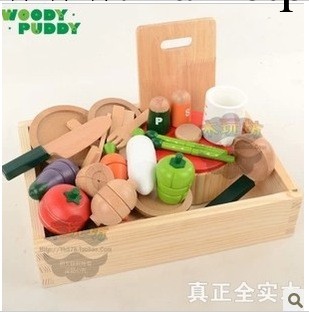 出口日本woody puddy實木磁性蔬菜切切看 質量最好的兒童過傢傢玩工廠,批發,進口,代購