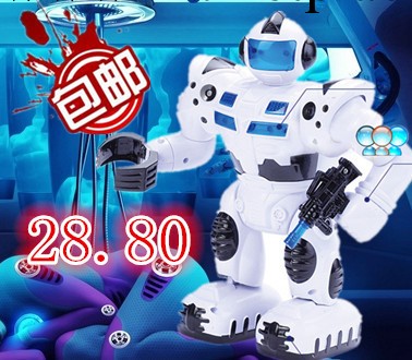 2014最新款電動玩具動漫 影視主題玩具 步行機器人 發光機器人工廠,批發,進口,代購