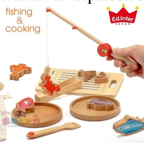 兒童禮物 多功能仿真垂釣魚遊戲 親子兒童玩具 實木切切樂過傢傢批發・進口・工廠・代買・代購