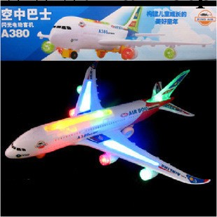 電動A380萬向飛機 燈光音樂 起降音效 萬向 益智玩具工廠,批發,進口,代購