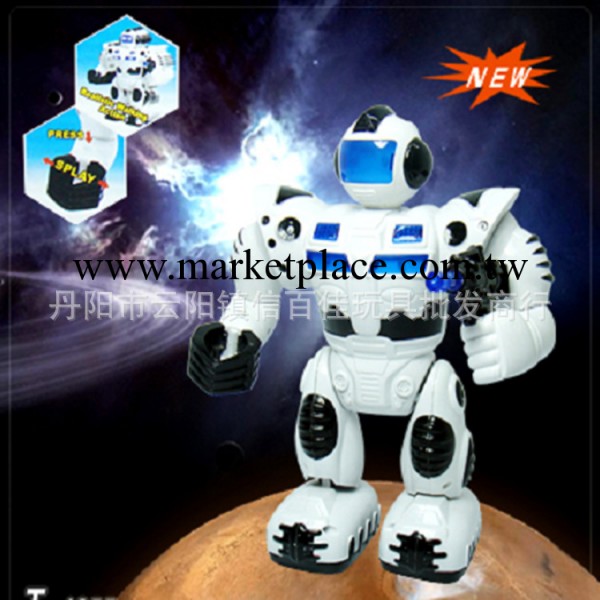 WJ183電動步行機器人 發光機器人 電動玩具 動漫、影視主題玩具工廠,批發,進口,代購