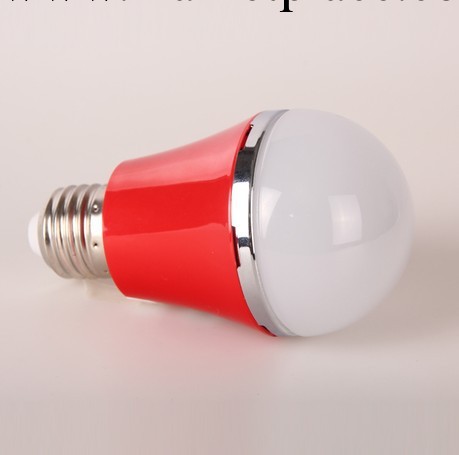 廠傢直供：鐳敏 超炫超酷LED彩色球泡燈 5W批發・進口・工廠・代買・代購