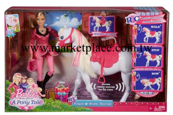 美泰 barbie 芭比 娃娃馴馬師 電動智能感應 精美大禮盒 Y1174工廠,批發,進口,代購