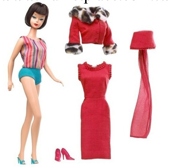 收藏芭比 經典芭比 限量時光紀念版1965美國女孩 T2147 芭芘娃娃工廠,批發,進口,代購