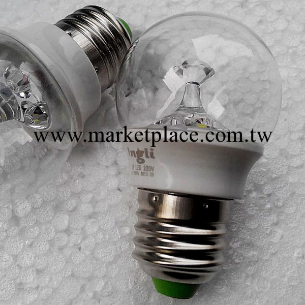 LED球泡燈批發 E27螺口新款高亮度貼片燈泡 3W正白/暖白 質保3年工廠,批發,進口,代購