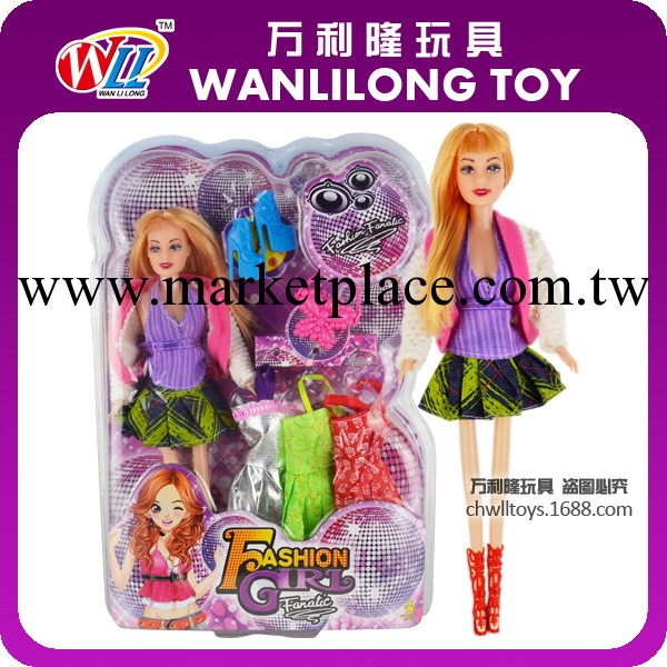 【萬利隆】兒童玩具 PVC芭比娃娃女孩玩具 廠傢批發外貿 3399D工廠,批發,進口,代購