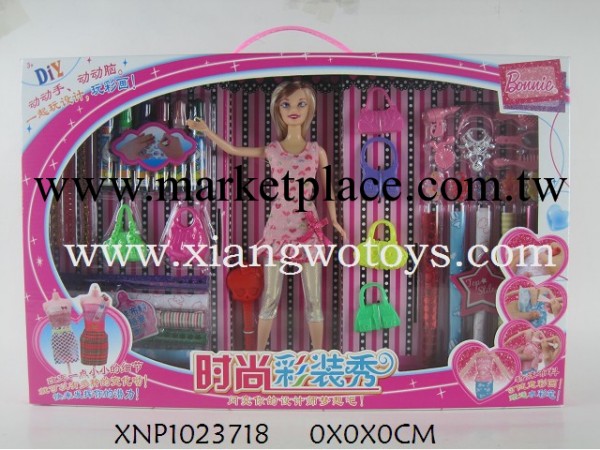 DIY時尚彩裝秀芭比 新款芭比娃娃禮盒正品工廠,批發,進口,代購