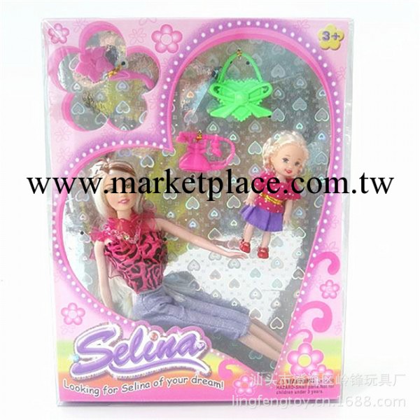 38355A/廠傢直銷3C認證莎蓮娜大盒禮品套裝 女孩芭比娃娃玩具工廠,批發,進口,代購