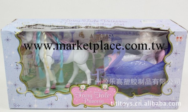 馬車玩具彩色漂亮馬關節可動過傢傢玩具馬車芭比娃娃禮盒套裝批發工廠,批發,進口,代購