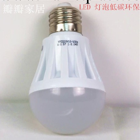 瓣瓣傢居 環保節能 IQ燈罩配用LED燈泡E27 5W 白色 LED燈工廠,批發,進口,代購