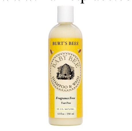 包郵  Burt's Bees小蜜蜂嬰兒洗發沐浴液無淚配方350ml工廠,批發,進口,代購